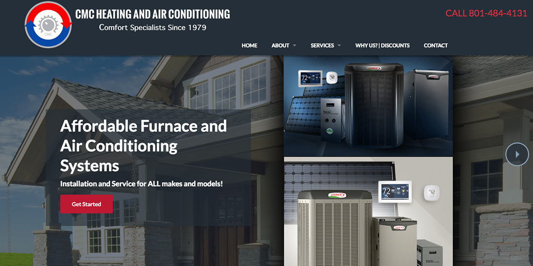 Read more about the article New Website launched for CMC Heating and Air